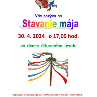 stavanie mája